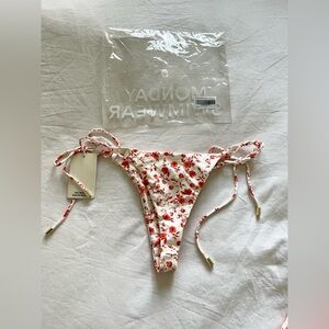 Monday Swimwear Hanalei Bikini Bottom in Sunrise Floral